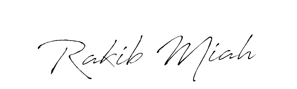 How to make Rakib Miah signature? Antro_Vectra is a professional autograph style. Create handwritten signature for Rakib Miah name. Rakib Miah signature style 6 images and pictures png