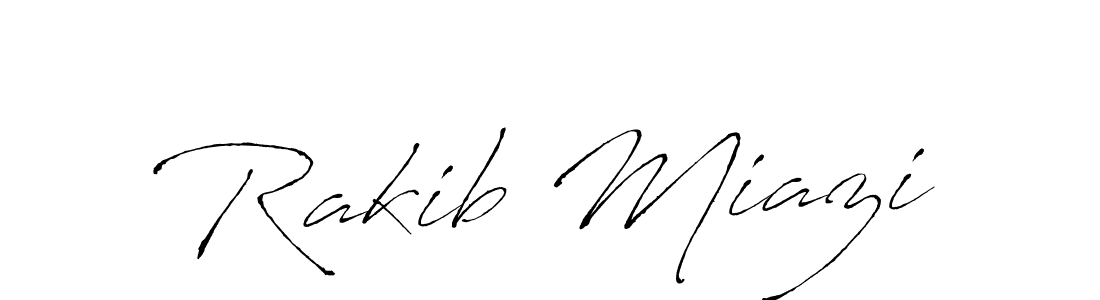 Create a beautiful signature design for name Rakib Miazi. With this signature (Antro_Vectra) fonts, you can make a handwritten signature for free. Rakib Miazi signature style 6 images and pictures png