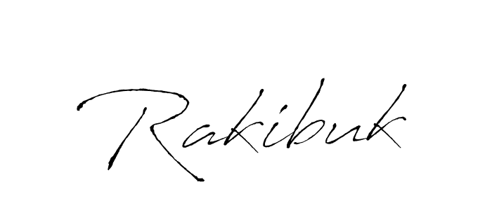 Use a signature maker to create a handwritten signature online. With this signature software, you can design (Antro_Vectra) your own signature for name Rakibuk. Rakibuk signature style 6 images and pictures png