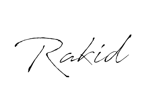 It looks lik you need a new signature style for name Rakid. Design unique handwritten (Antro_Vectra) signature with our free signature maker in just a few clicks. Rakid signature style 6 images and pictures png