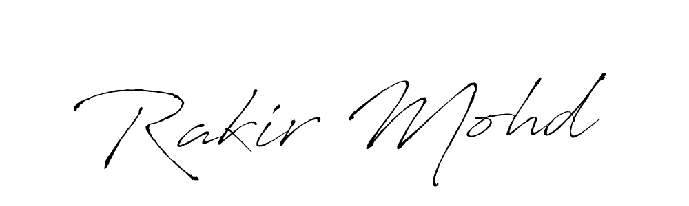 Also You can easily find your signature by using the search form. We will create Rakir Mohd name handwritten signature images for you free of cost using Antro_Vectra sign style. Rakir Mohd signature style 6 images and pictures png