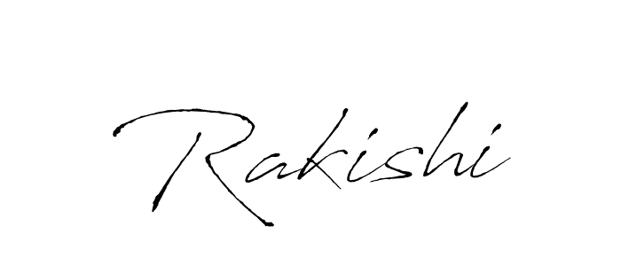 Use a signature maker to create a handwritten signature online. With this signature software, you can design (Antro_Vectra) your own signature for name Rakishi. Rakishi signature style 6 images and pictures png