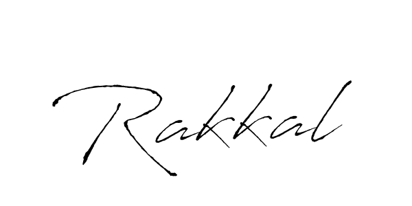 Make a beautiful signature design for name Rakkal. With this signature (Antro_Vectra) style, you can create a handwritten signature for free. Rakkal signature style 6 images and pictures png