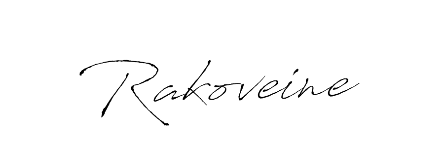 The best way (Antro_Vectra) to make a short signature is to pick only two or three words in your name. The name Rakoveine include a total of six letters. For converting this name. Rakoveine signature style 6 images and pictures png
