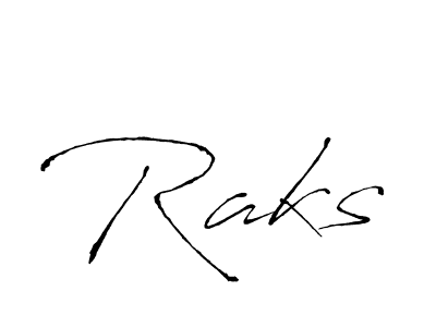 You should practise on your own different ways (Antro_Vectra) to write your name (Raks) in signature. don't let someone else do it for you. Raks signature style 6 images and pictures png