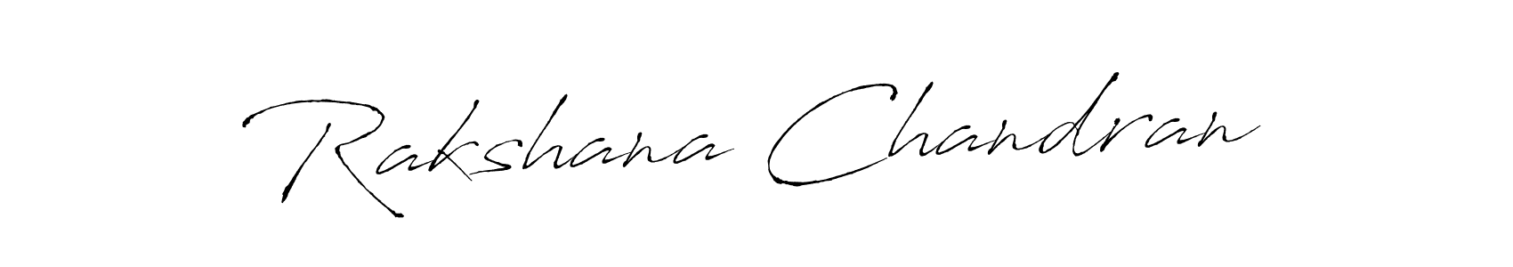 You should practise on your own different ways (Antro_Vectra) to write your name (Rakshana Chandran) in signature. don't let someone else do it for you. Rakshana Chandran signature style 6 images and pictures png