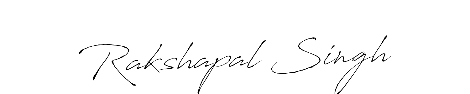 Rakshapal Singh stylish signature style. Best Handwritten Sign (Antro_Vectra) for my name. Handwritten Signature Collection Ideas for my name Rakshapal Singh. Rakshapal Singh signature style 6 images and pictures png
