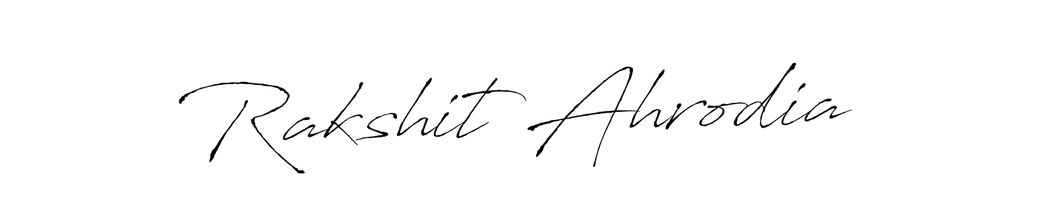 Also we have Rakshit Ahrodia name is the best signature style. Create professional handwritten signature collection using Antro_Vectra autograph style. Rakshit Ahrodia signature style 6 images and pictures png