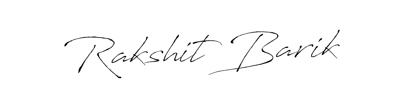 How to make Rakshit Barik signature? Antro_Vectra is a professional autograph style. Create handwritten signature for Rakshit Barik name. Rakshit Barik signature style 6 images and pictures png