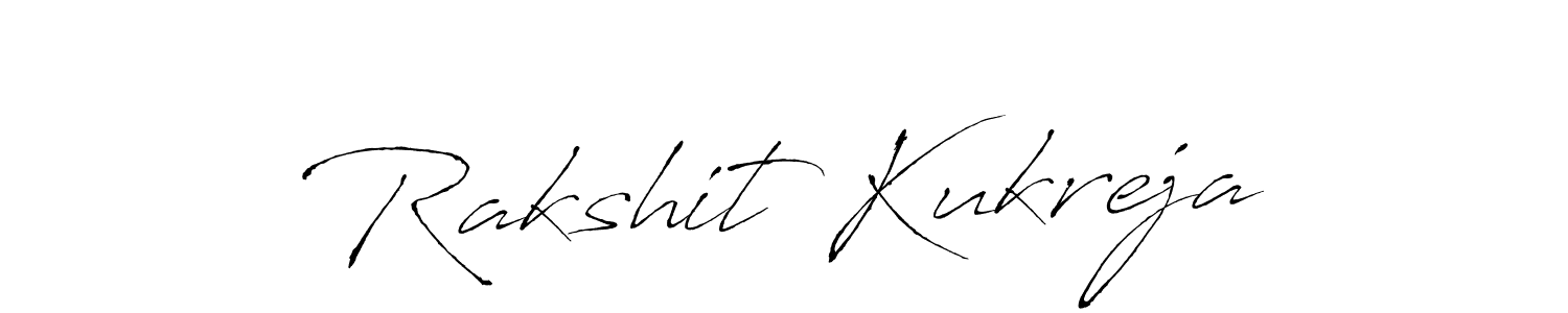 You should practise on your own different ways (Antro_Vectra) to write your name (Rakshit Kukreja) in signature. don't let someone else do it for you. Rakshit Kukreja signature style 6 images and pictures png