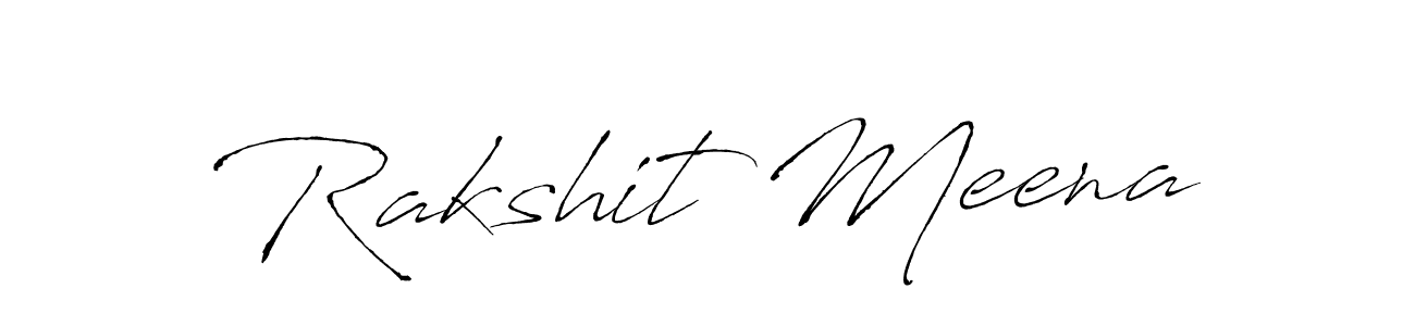 Create a beautiful signature design for name Rakshit Meena. With this signature (Antro_Vectra) fonts, you can make a handwritten signature for free. Rakshit Meena signature style 6 images and pictures png