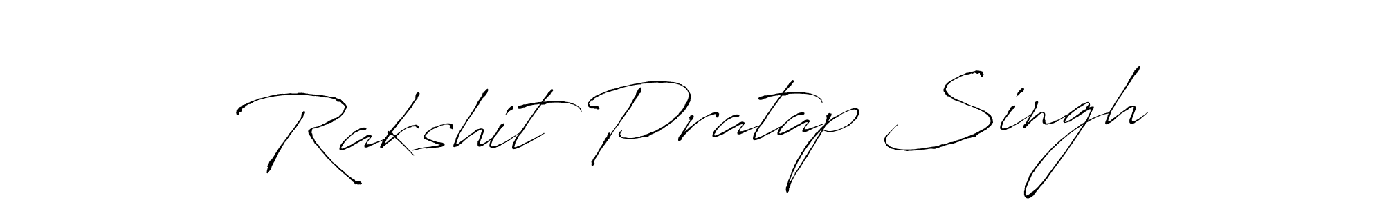 The best way (Antro_Vectra) to make a short signature is to pick only two or three words in your name. The name Rakshit Pratap Singh include a total of six letters. For converting this name. Rakshit Pratap Singh signature style 6 images and pictures png