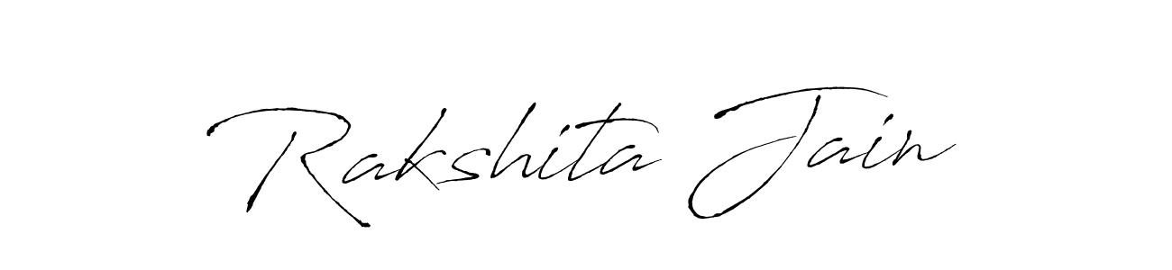 This is the best signature style for the Rakshita Jain name. Also you like these signature font (Antro_Vectra). Mix name signature. Rakshita Jain signature style 6 images and pictures png