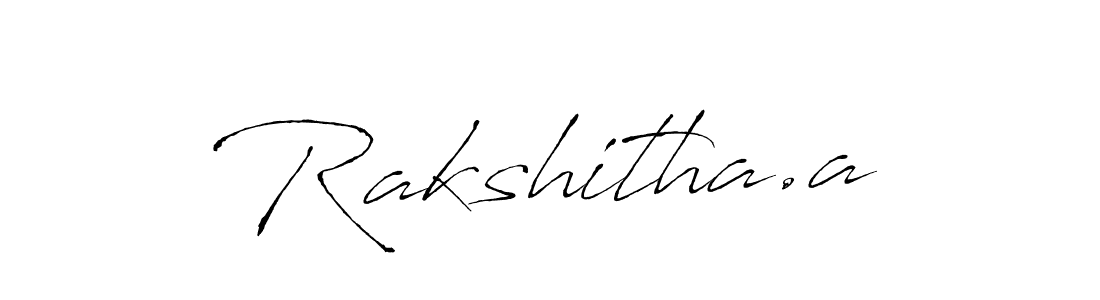 Make a beautiful signature design for name Rakshitha.a. Use this online signature maker to create a handwritten signature for free. Rakshitha.a signature style 6 images and pictures png