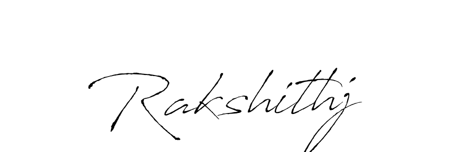 Antro_Vectra is a professional signature style that is perfect for those who want to add a touch of class to their signature. It is also a great choice for those who want to make their signature more unique. Get Rakshithj name to fancy signature for free. Rakshithj signature style 6 images and pictures png