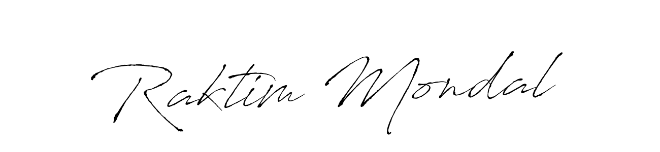 How to make Raktim Mondal signature? Antro_Vectra is a professional autograph style. Create handwritten signature for Raktim Mondal name. Raktim Mondal signature style 6 images and pictures png