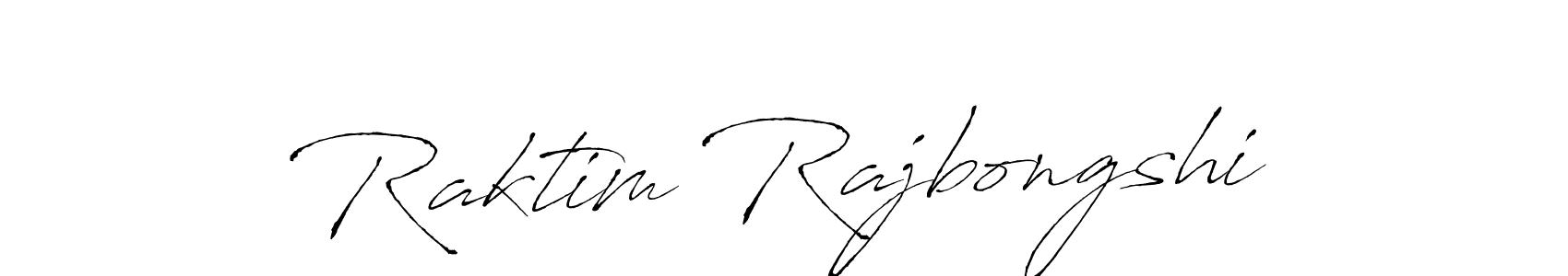 How to make Raktim Rajbongshi name signature. Use Antro_Vectra style for creating short signs online. This is the latest handwritten sign. Raktim Rajbongshi signature style 6 images and pictures png