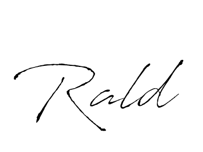 Once you've used our free online signature maker to create your best signature Antro_Vectra style, it's time to enjoy all of the benefits that Rald name signing documents. Rald signature style 6 images and pictures png
