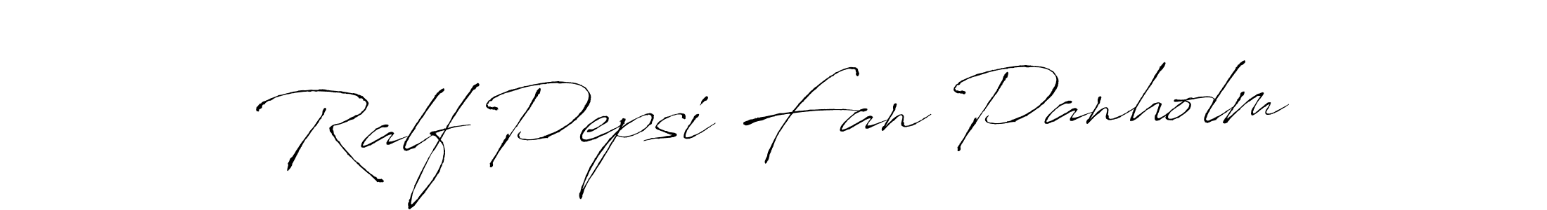 Design your own signature with our free online signature maker. With this signature software, you can create a handwritten (Antro_Vectra) signature for name Ralf Pepsi Fan Panholm. Ralf Pepsi Fan Panholm signature style 6 images and pictures png