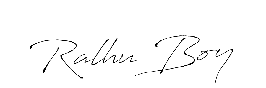 Also we have Ralhu Boy name is the best signature style. Create professional handwritten signature collection using Antro_Vectra autograph style. Ralhu Boy signature style 6 images and pictures png