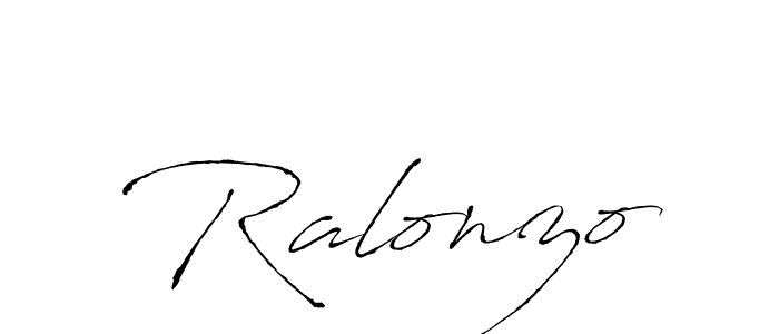 Antro_Vectra is a professional signature style that is perfect for those who want to add a touch of class to their signature. It is also a great choice for those who want to make their signature more unique. Get Ralonzo name to fancy signature for free. Ralonzo signature style 6 images and pictures png