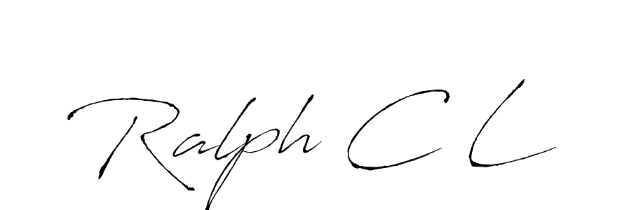 Similarly Antro_Vectra is the best handwritten signature design. Signature creator online .You can use it as an online autograph creator for name Ralph C L. Ralph C L signature style 6 images and pictures png