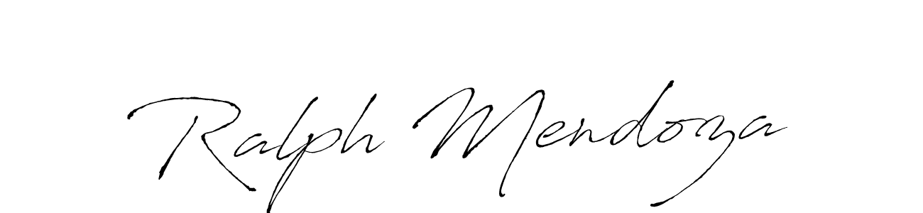 Ralph Mendoza stylish signature style. Best Handwritten Sign (Antro_Vectra) for my name. Handwritten Signature Collection Ideas for my name Ralph Mendoza. Ralph Mendoza signature style 6 images and pictures png