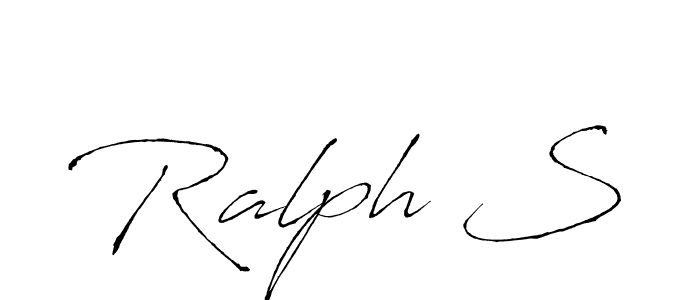 Design your own signature with our free online signature maker. With this signature software, you can create a handwritten (Antro_Vectra) signature for name Ralph S. Ralph S signature style 6 images and pictures png