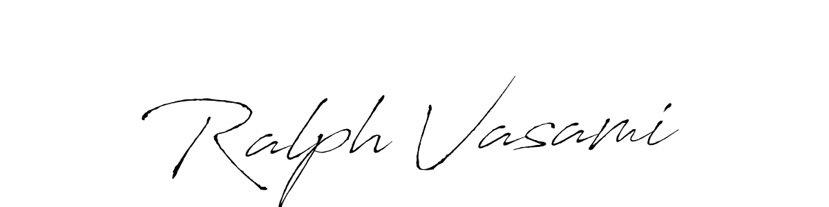 Create a beautiful signature design for name Ralph Vasami. With this signature (Antro_Vectra) fonts, you can make a handwritten signature for free. Ralph Vasami signature style 6 images and pictures png