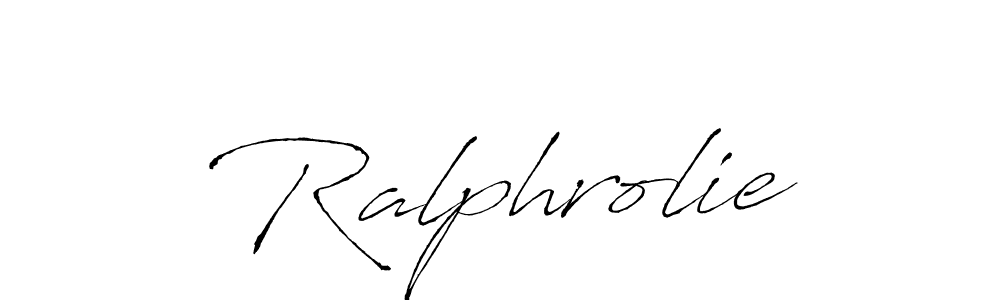 How to make Ralphrolie signature? Antro_Vectra is a professional autograph style. Create handwritten signature for Ralphrolie name. Ralphrolie signature style 6 images and pictures png