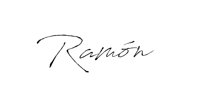 Similarly Antro_Vectra is the best handwritten signature design. Signature creator online .You can use it as an online autograph creator for name Ramón . Ramón  signature style 6 images and pictures png