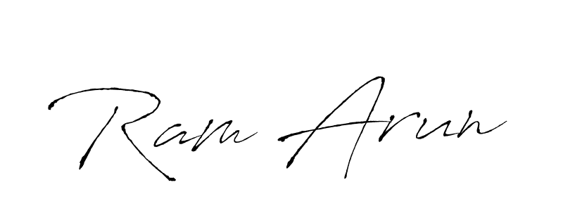 Ram Arun stylish signature style. Best Handwritten Sign (Antro_Vectra) for my name. Handwritten Signature Collection Ideas for my name Ram Arun. Ram Arun signature style 6 images and pictures png