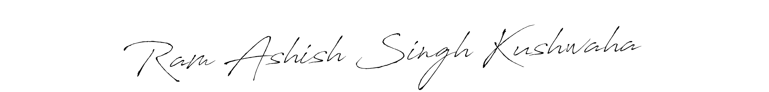 Design your own signature with our free online signature maker. With this signature software, you can create a handwritten (Antro_Vectra) signature for name Ram Ashish Singh Kushwaha. Ram Ashish Singh Kushwaha signature style 6 images and pictures png