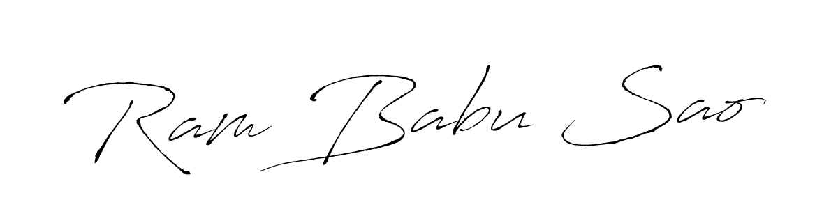 Also You can easily find your signature by using the search form. We will create Ram Babu Sao name handwritten signature images for you free of cost using Antro_Vectra sign style. Ram Babu Sao signature style 6 images and pictures png