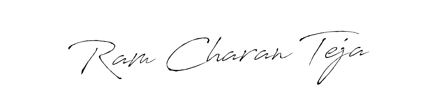 Also we have Ram Charan Teja name is the best signature style. Create professional handwritten signature collection using Antro_Vectra autograph style. Ram Charan Teja signature style 6 images and pictures png