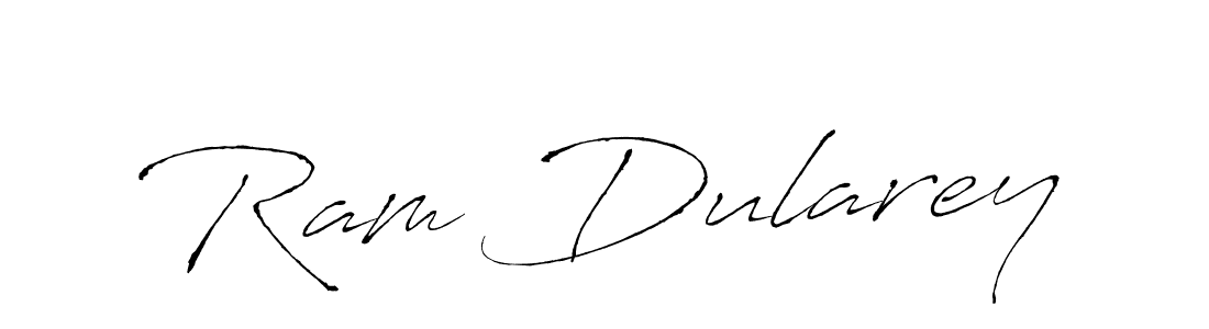 Make a beautiful signature design for name Ram Dularey. With this signature (Antro_Vectra) style, you can create a handwritten signature for free. Ram Dularey signature style 6 images and pictures png