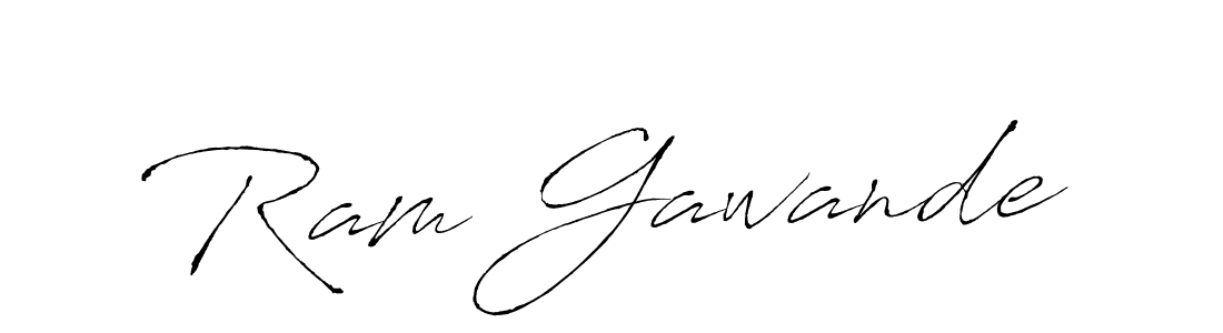 You should practise on your own different ways (Antro_Vectra) to write your name (Ram Gawande) in signature. don't let someone else do it for you. Ram Gawande signature style 6 images and pictures png