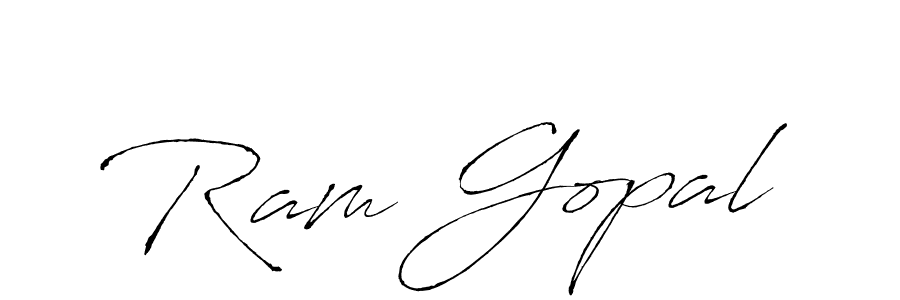 Ram Gopal stylish signature style. Best Handwritten Sign (Antro_Vectra) for my name. Handwritten Signature Collection Ideas for my name Ram Gopal. Ram Gopal signature style 6 images and pictures png