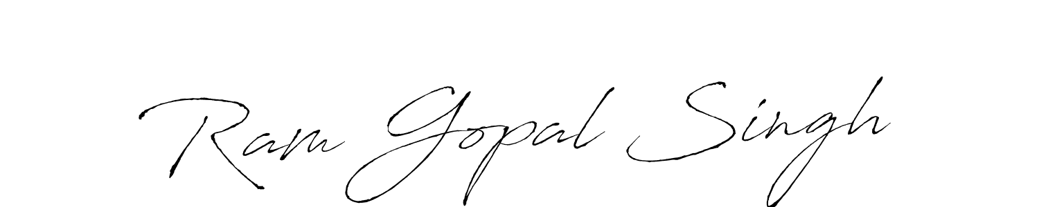 Also You can easily find your signature by using the search form. We will create Ram Gopal Singh name handwritten signature images for you free of cost using Antro_Vectra sign style. Ram Gopal Singh signature style 6 images and pictures png