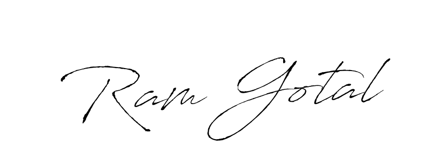 Also You can easily find your signature by using the search form. We will create Ram Gotal name handwritten signature images for you free of cost using Antro_Vectra sign style. Ram Gotal signature style 6 images and pictures png