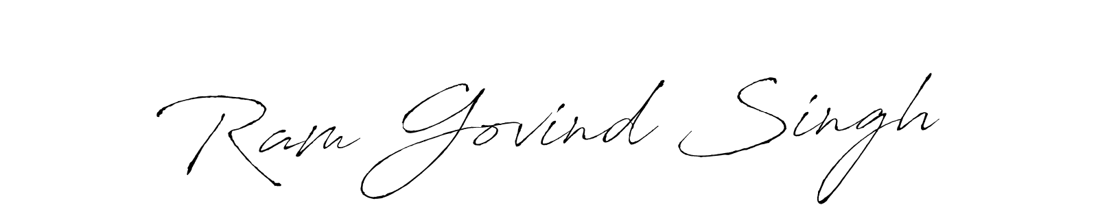 How to make Ram Govind Singh name signature. Use Antro_Vectra style for creating short signs online. This is the latest handwritten sign. Ram Govind Singh signature style 6 images and pictures png