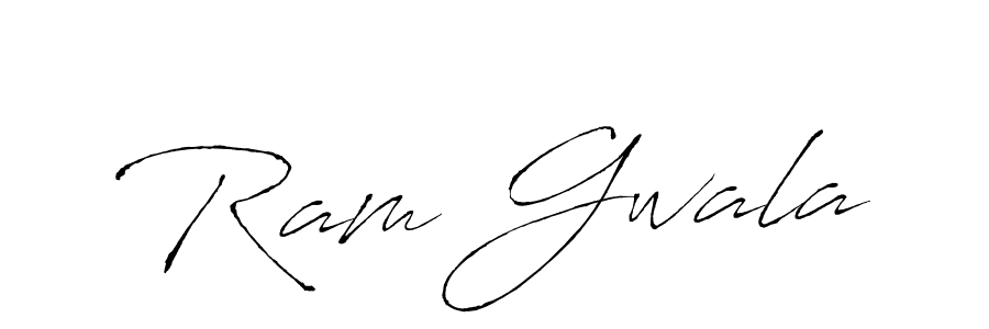 Ram Gwala stylish signature style. Best Handwritten Sign (Antro_Vectra) for my name. Handwritten Signature Collection Ideas for my name Ram Gwala. Ram Gwala signature style 6 images and pictures png