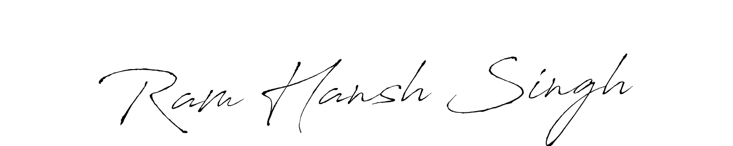 Also we have Ram Hansh Singh name is the best signature style. Create professional handwritten signature collection using Antro_Vectra autograph style. Ram Hansh Singh signature style 6 images and pictures png
