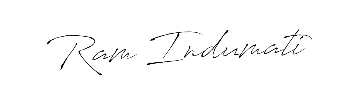 You should practise on your own different ways (Antro_Vectra) to write your name (Ram Indumati) in signature. don't let someone else do it for you. Ram Indumati signature style 6 images and pictures png