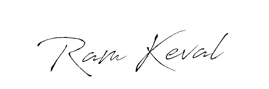 How to make Ram Keval name signature. Use Antro_Vectra style for creating short signs online. This is the latest handwritten sign. Ram Keval signature style 6 images and pictures png