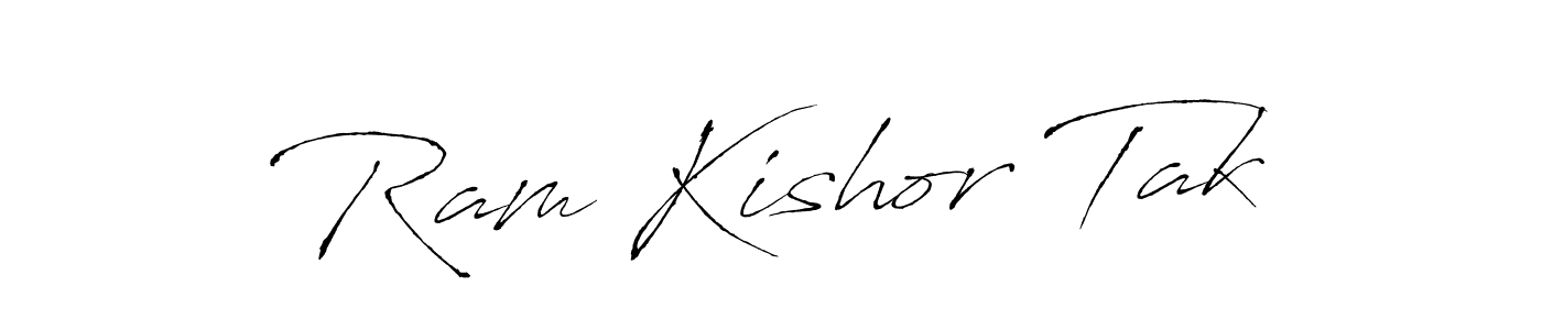 Use a signature maker to create a handwritten signature online. With this signature software, you can design (Antro_Vectra) your own signature for name Ram Kishor Tak. Ram Kishor Tak signature style 6 images and pictures png
