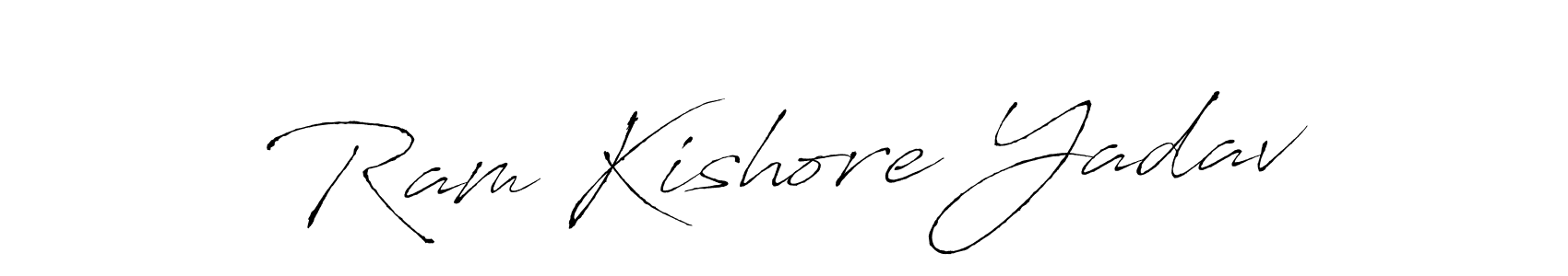 This is the best signature style for the Ram Kishore Yadav name. Also you like these signature font (Antro_Vectra). Mix name signature. Ram Kishore Yadav signature style 6 images and pictures png