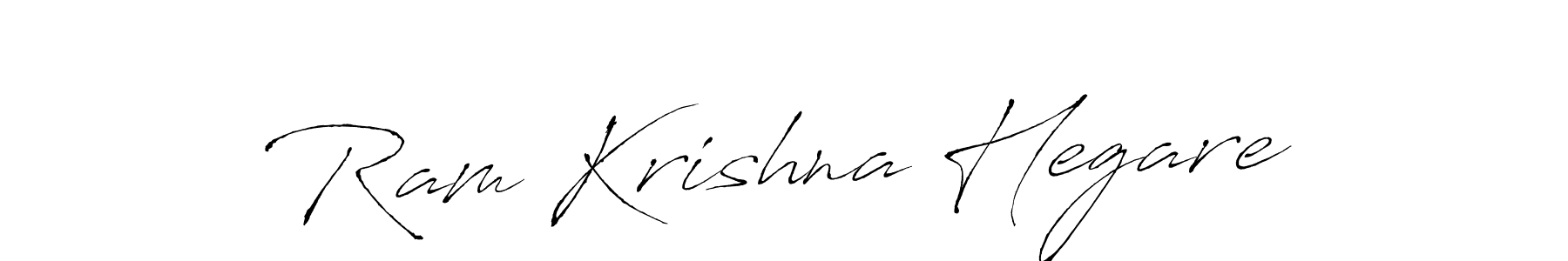 Make a beautiful signature design for name Ram Krishna Hegare. With this signature (Antro_Vectra) style, you can create a handwritten signature for free. Ram Krishna Hegare signature style 6 images and pictures png