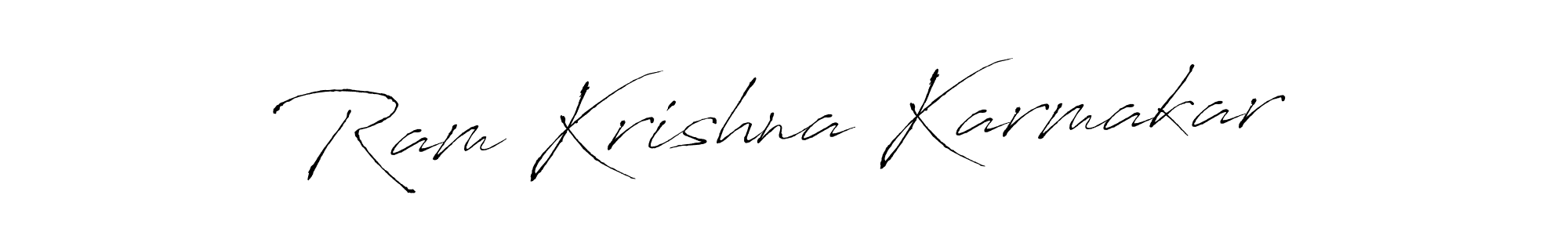 You should practise on your own different ways (Antro_Vectra) to write your name (Ram Krishna Karmakar) in signature. don't let someone else do it for you. Ram Krishna Karmakar signature style 6 images and pictures png