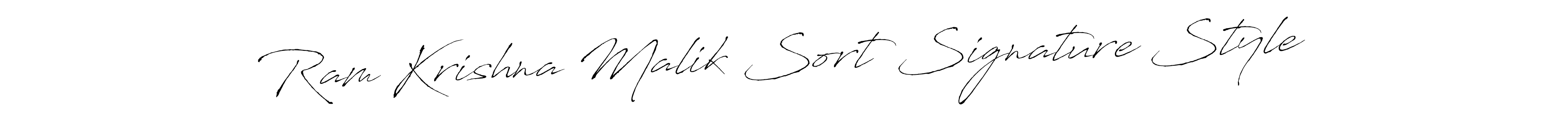 How to make Ram Krishna Malik Sort Signature Style signature? Antro_Vectra is a professional autograph style. Create handwritten signature for Ram Krishna Malik Sort Signature Style name. Ram Krishna Malik Sort Signature Style signature style 6 images and pictures png